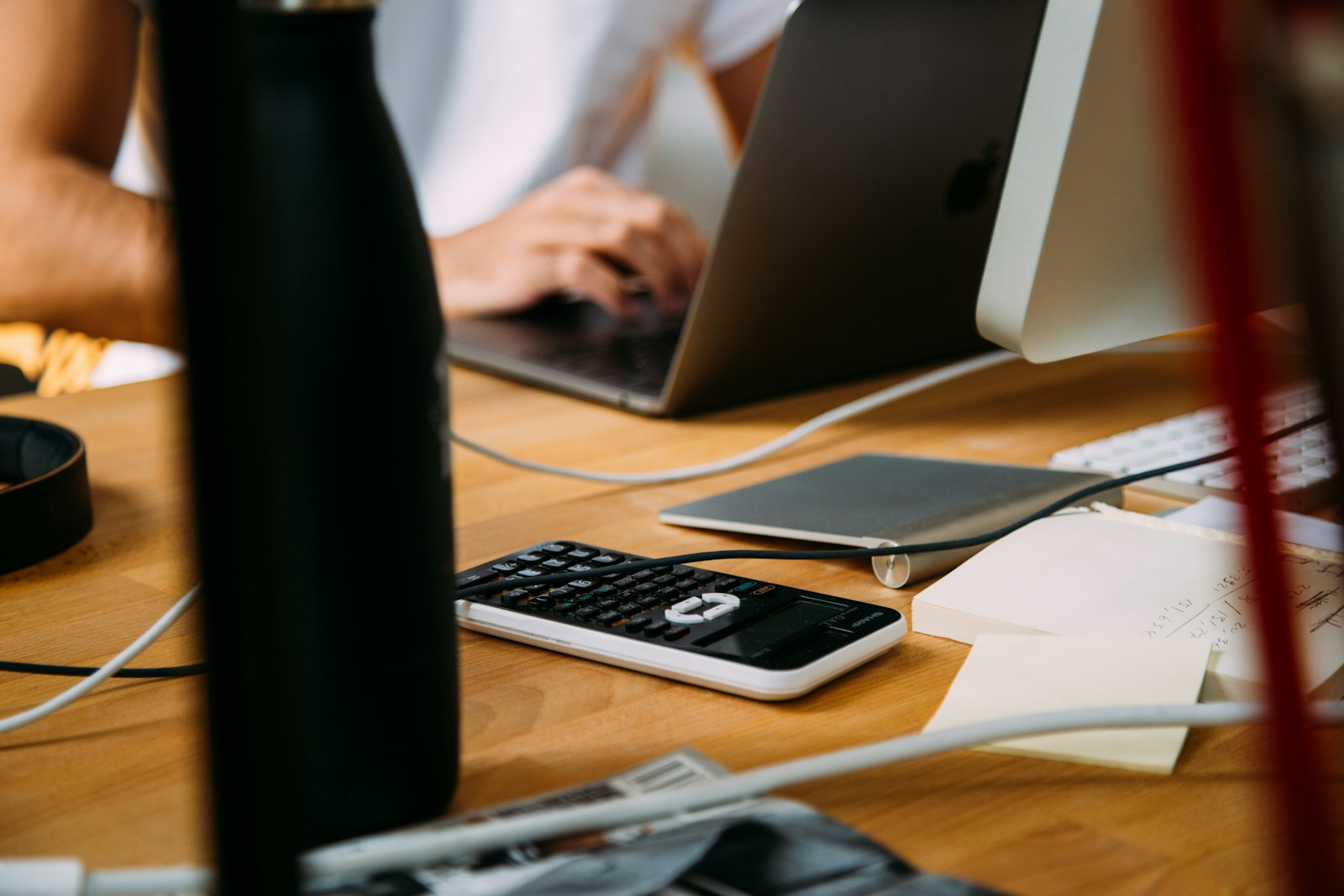 Financial reports and dashboards on a laptop