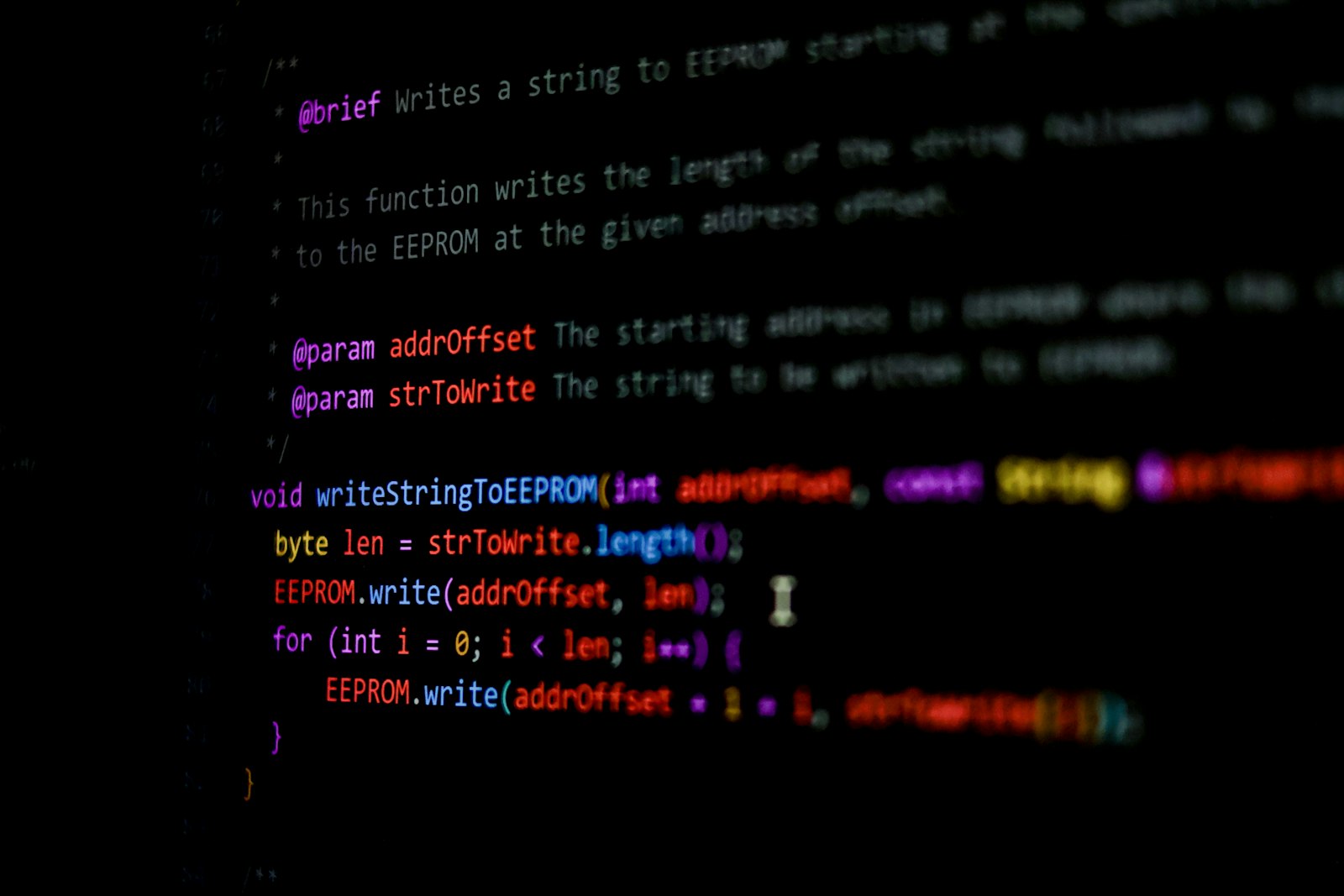 Developer working on API integration