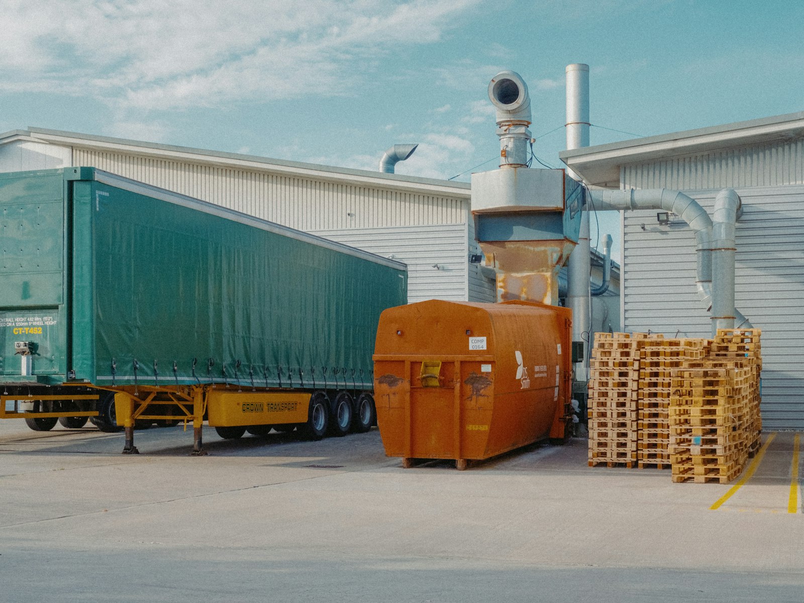 Multiple food bank warehouse locations on a map